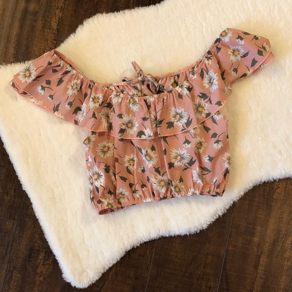 SHOW ME YOUR MUMU - Darla Ruffle Cropped Top - Picture 4 of 8